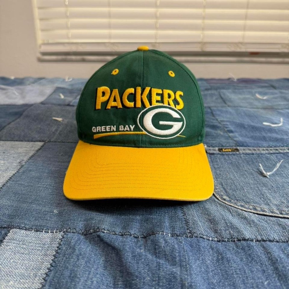 Green Bay Packers green and yellow snapback hat‎